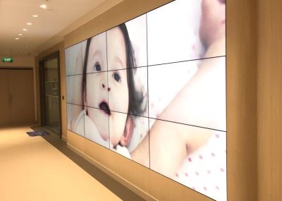 三星55寸3.5mm高清液晶拼接屏(安裝地點：新加坡太平洋生殖醫學中心)