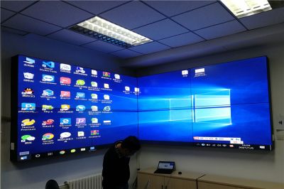 中國電信實業大廈55寸0.88mm液晶拼接屏項目（安裝地點：中國電信實業大廈）