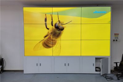 河北廊坊新奧集團公司總部55寸1.7mm拼縫液晶拼接屏項目（安裝地點：廊坊新奧集團總部）