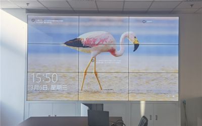 北京中潤達電力公司55寸1.7mm液晶拼接屏項目（安裝地點：北京宋莊交通樞紐）